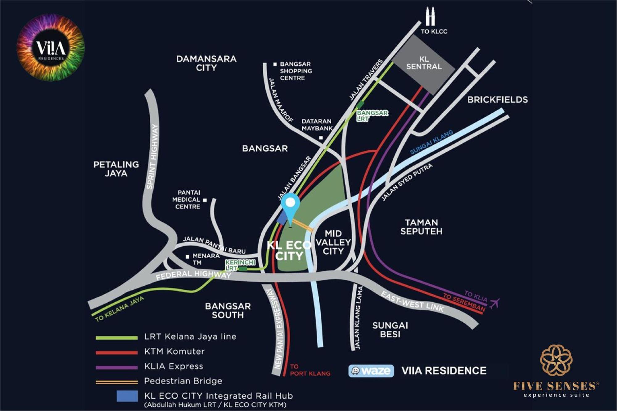 Viia Residence, Mid Valley Kl Kuala Lumpur Luaran gambar
